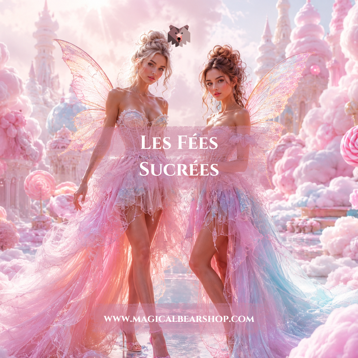 Bougie Artisanale Naturelle Parfumée "Les Fées sucrées"
