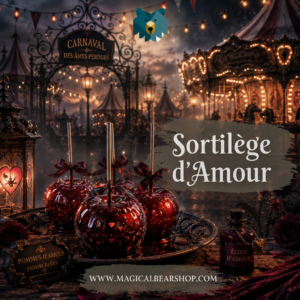 Bougie Artisanale Naturelle Parfumée "Sortilège d'Amour"