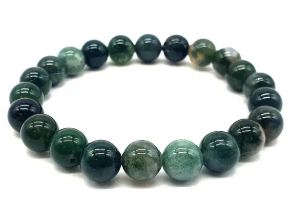 Bracelet Agate mousse 8mm