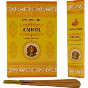 Encens Bâtonnets Ayurvédiques Ambre