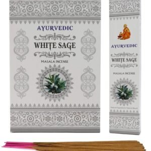 Encens Bâtonnets Ayurvédiques Sauge blanche