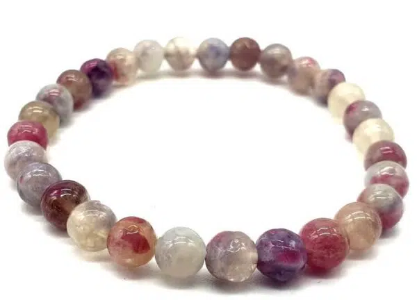 Bracelet Tourmaline multicolore 6mm