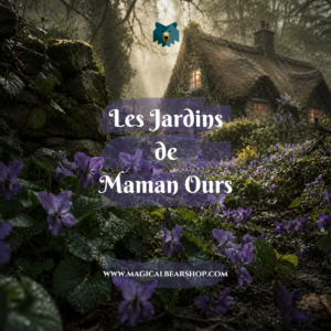 Bougie Artisanale Naturelle Parfumée "Les Jardins de Maman Ours"