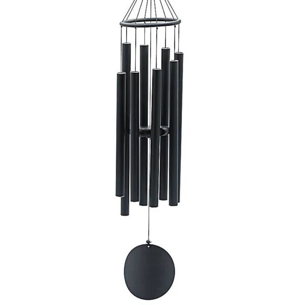 Carillon à vent DELUXE 'Pure sound' gamme musicale noir 95cm