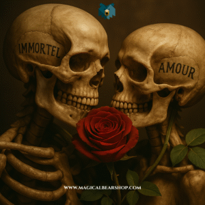 Bougie Artisanale Naturelle Parfumée "Immortel Amour"