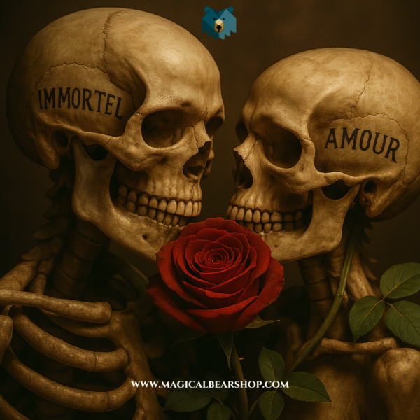 Bougie Artisanale Naturelle Parfumée "Immortel Amour"