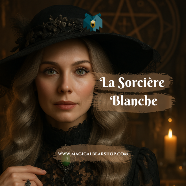 Bougie Artisanale Naturelle Parfumée “La Sorcière Blanche”