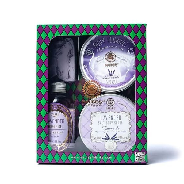 Coffret cadeau de luxe lavande