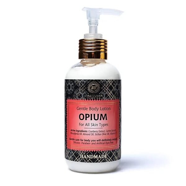 Lotion corporelle faite à la main opium