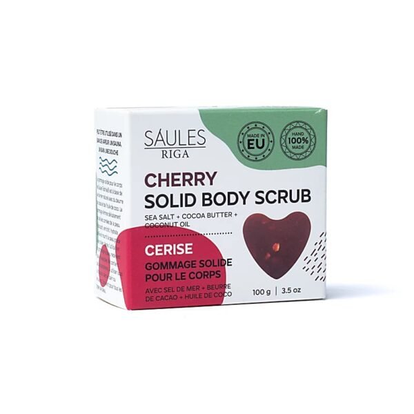 Savon exfoliant naturel cerise - 100gr – Image 3