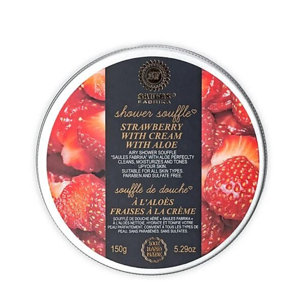 Soufflé de douche - Fraise & Crème - 150gr