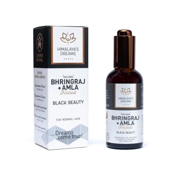 Huile ayurvédique pour cheveux Bhringraj + Amla (Renforce & Apaise)