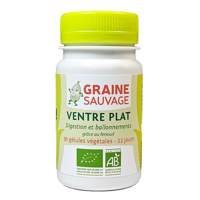 Ventre Plat bio - 90 gélules - Graine Sauvage