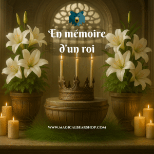 Bougie Artisanale Naturelle Parfumée “En mémoire d'un roi”