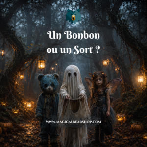 Bougie Artisanale Naturelle Parfumée "Un Bonbon ou un Sort ?""
