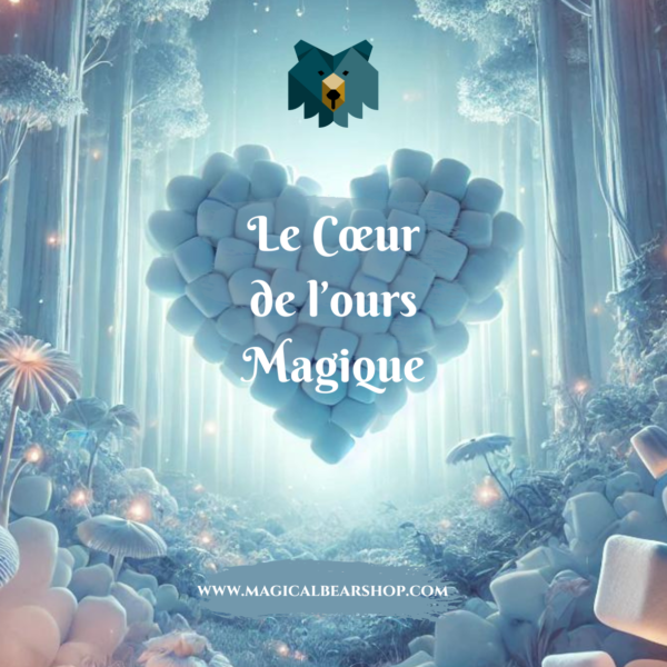 Bougie Artisanale Naturelle Parfumée “Le Cœur de l'Ours Magique”