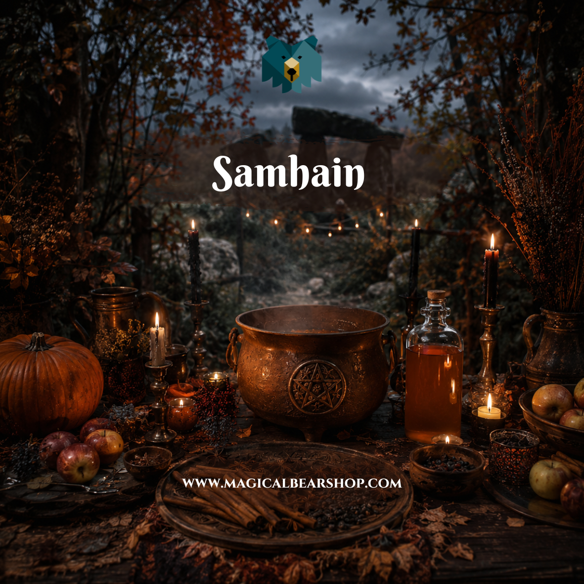Bougie Naturelle Parfumée “Samhain”