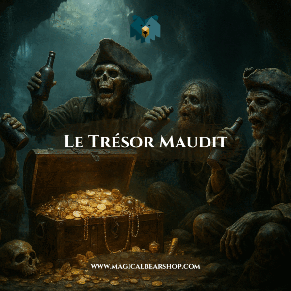 Bougie Artisanale Naturelle Parfumée “Le Trésor Maudit”