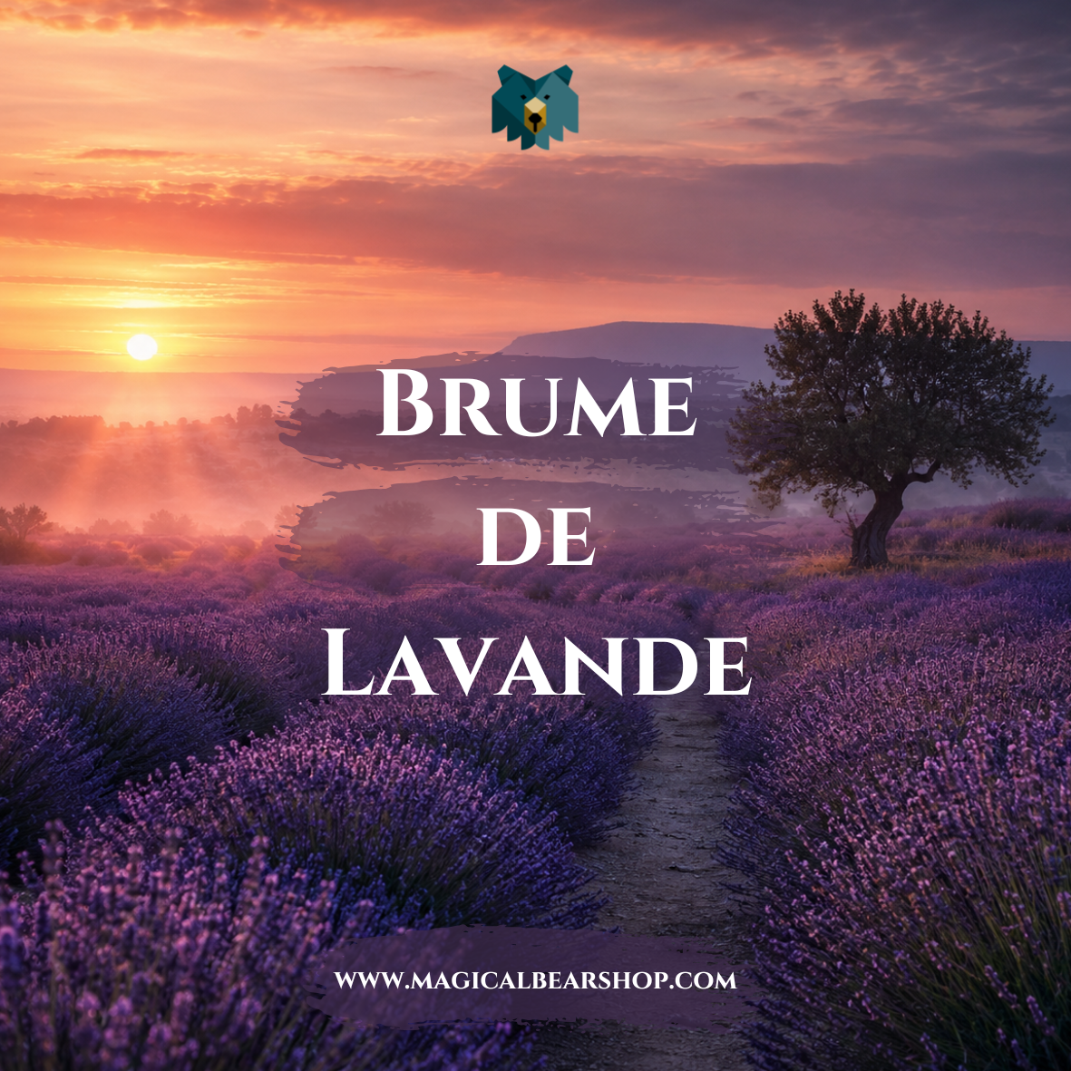 Bougie Artisanale Naturelle Parfumée “Brume de Lavande”