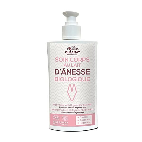Lait corporel au lait d'ânesse BIO