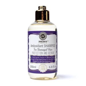 Shampoing antioxydant pour cheveux abîmés