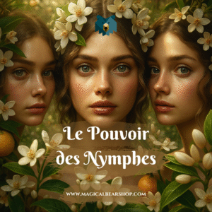 Bougie Artisanale Naturelle Parfumée “Le Pouvoir des Nymphes”