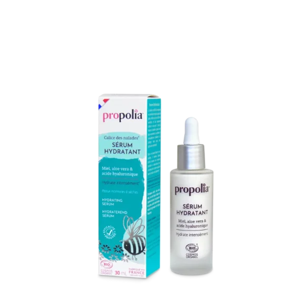 Sérum hydratant certifié BIO - Miel, aloe vera & acide hyaluronique