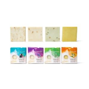 Lot de 4 savons à l'huile d'olive naturelle