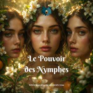 Bougie Artisanale Naturelle Parfumée “Le Pouvoir des Nymphes”