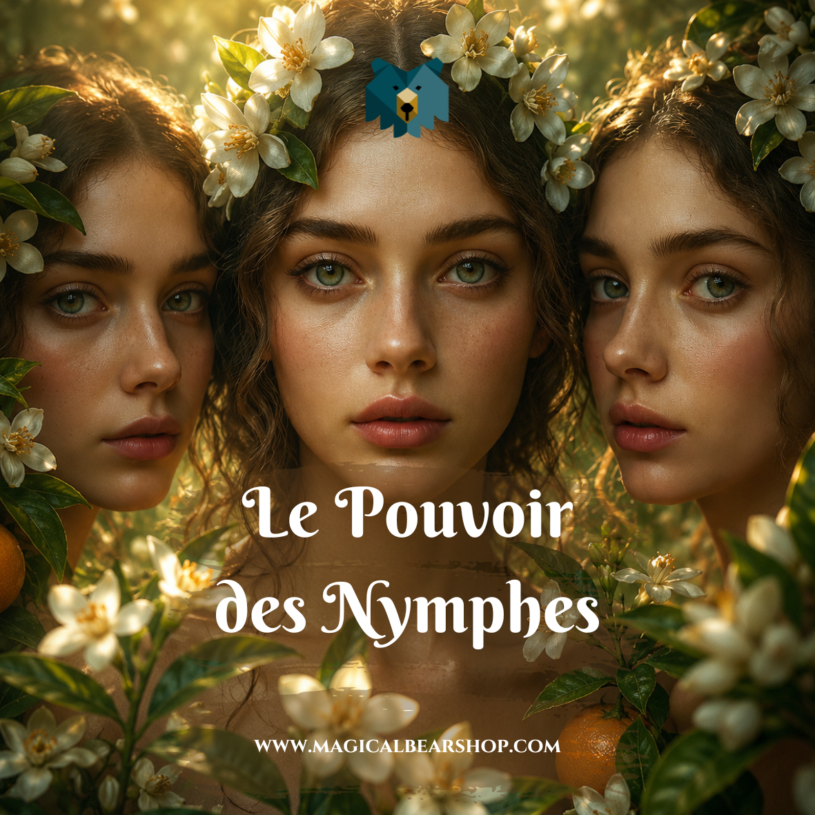 Bougie Artisanale Naturelle Parfumée “Le Pouvoir des Nymphes”