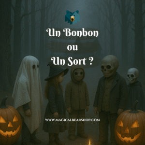 Bougie Artisanale Naturelle Parfumée "Un Bonbon ou un Sort ?""