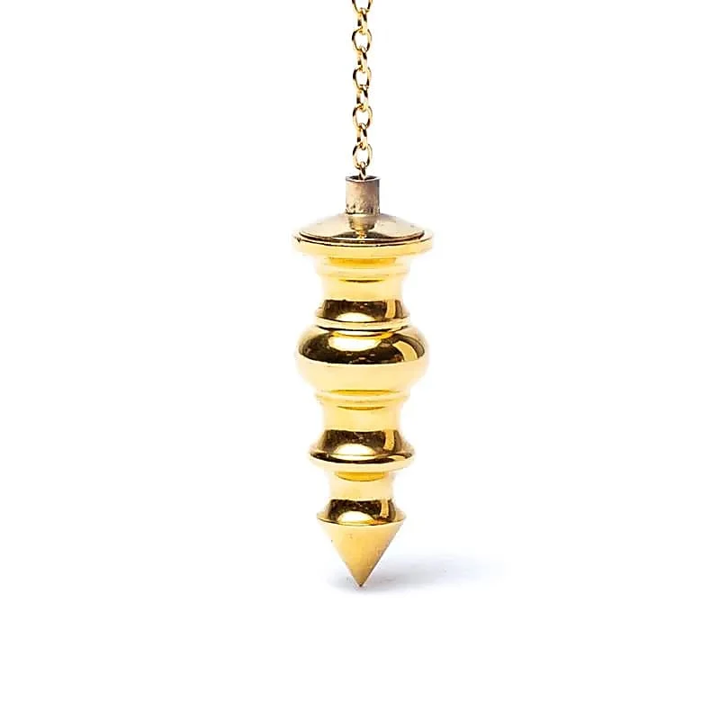 Pendule en laiton plaqué or