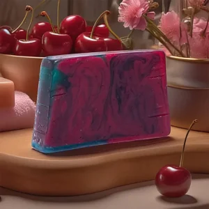 Savon artisanal naturel à la cerise - 80 g