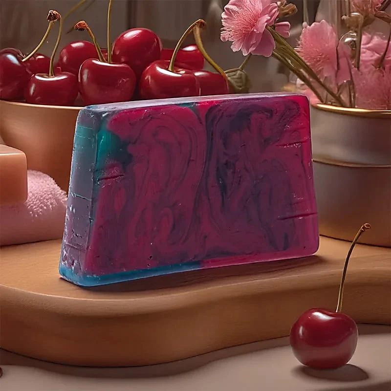 Savon artisanal naturel à la cerise - 80 g