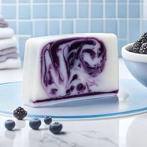 Savon artisanal naturel myrtilles mûres - 80 G