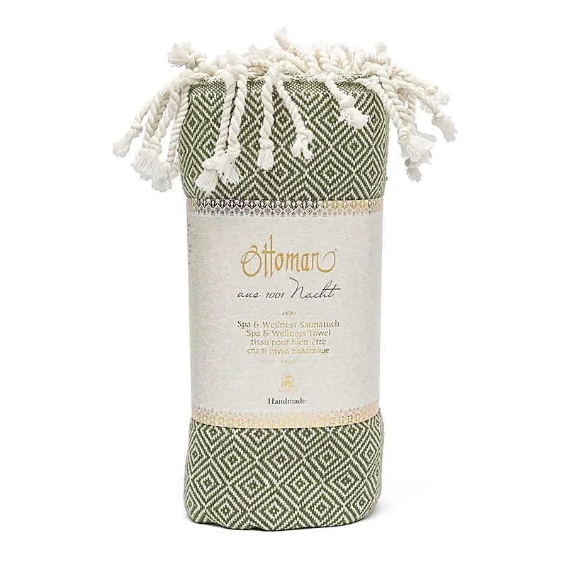 serviette de hammam olive 90x190cm