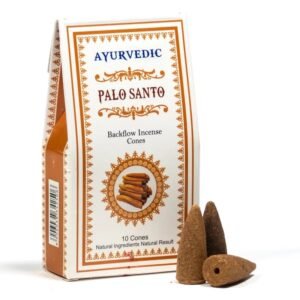 Cônes d'encens à refoulement Ayurvédique Palo Santo