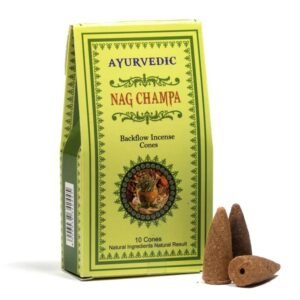 Cônes d'encens à refoulement Ayurvedique Nag Champa