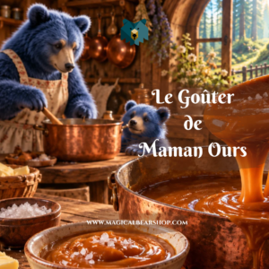 Bougie Naturelle Parfumée "Le Goûter de Maman Ours"